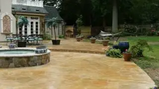 Stamped Concrete Patio Design and Ideas | Concrete Coating Specialists, Inc. (619) 443-2318