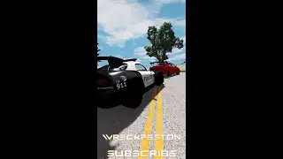 High-speed Pursuit Ends In Violent Crash ! #2 BeamNG.drive