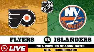 🔴LIVE : New York Islanders Vs Philadelphia Flyers | NHL 2026 | NHL Live SCOREBOARD