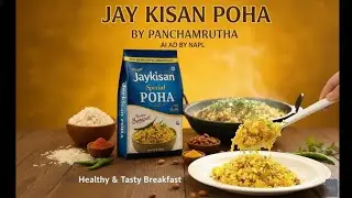 Panchamrutha Jay KIsan Poha | AI Powered Food Ad 🔥 | Napl Ad Agency