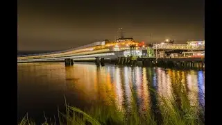 Tutorial: Composing photos into a stack to simulate an action blur - ferry docking/undocking.