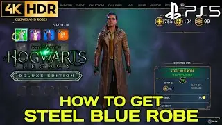 How to Get Steel Blue Robe HOGWARTS LEGACY Steel Blue Robe | Hogwarts Legacy Gears | Hogwarts Robe