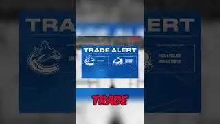 What do y&rsquo;all think of this trade? #Canucks #Avalanche #NHL #hockey