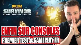 DEEP ROCK GALACTIC SURVIVOR ENFIN SUR CONSOLES 🔥 PREMIER TEST & GAMEPLAY FR