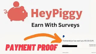 HeyPiggy - Paid Online Surveys ($5 Payment Proof)