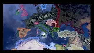 HOi4 Historical Timelapse - WW2 -  Germany AI Only  -Time-lapse Overhaul Mod.