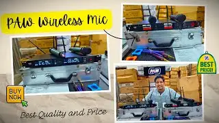 Wireless UHF Dj Mic Range with Price | PAW Budget Wireless Mic | Cheapest Dj Mic