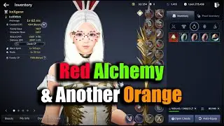Black Desert Mobile Red Alchemy & Another Orange Equipment