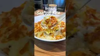 Baked Seafood Rice - my favorite HK cafe dish!