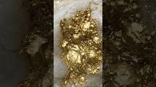 You Won&rsquo;t Believe What Was Inside This Rock&hellip; 😳💰🔨 #shorts #gold #mining