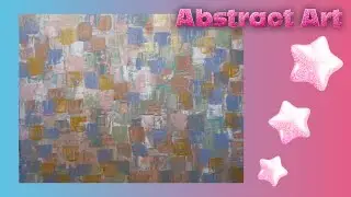 🩷 Первая работа в жанре абстрактной живописи на большом холсте #chalarieart #abstractart #art #pa...