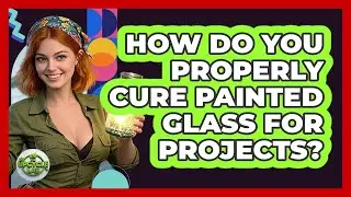 How Do You Properly Cure Painted Glass For Projects? - The Upcycle Lab