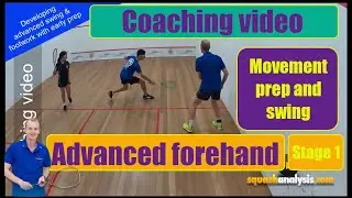 Squash analysis - back foot forehand development
