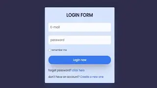 Creating a Stylish Login Form with HTML and CSS: A Step-by-Step Tutorial