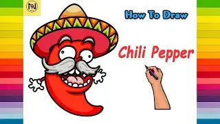 How to draw a cute Chili Pepper | No.9 ARTS