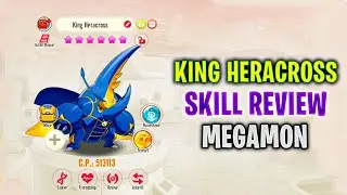👑 GOT NEW KING HERACROSS IN MEGAMON | SKILL REVIEW | NEW GIFT CODE ASIA & GLOBAL