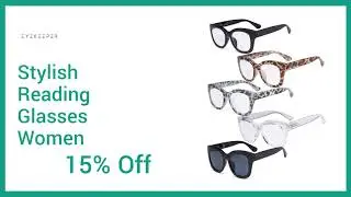 Eyekeeper Large Frame Women's Reading Glasses Stylish Oversize Ladies Readers Reading Eyeglasses