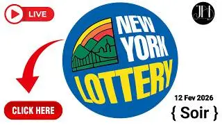 Tiraj new york En Direct | Resultat New york en direct Soir 12 Fev 2026 #LotteryNewyork #boulcho