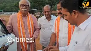 అప్పన్నస్వామినిదర్శించుకున్న అశోక్ గజపతి రాజుకొండపై కొండదిగువున జరుగుతున్న ప్రసాద్ స్కీమ్ పనులపై ఆరా
