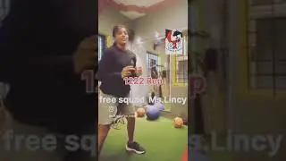 1222 free squad challenge Ms.Lincy G2f fitness studio (Age 15 )