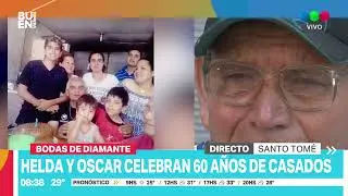 Helda y Oscar celebran las bodas de diamante: una historia de amor de más de 60 años