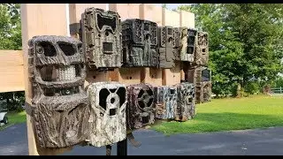 11 Trail Cameras Reviewed (2017) [FULL REVIEW IN DESCRIPTION] - Video & Audio Comparison