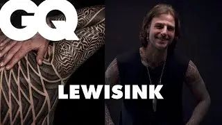 Lewisink, le tatoueur spécialiste du dotwork et des full body géométriques, raconte le métier à GQ