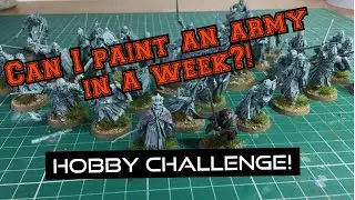 Can I Paint an 800pt Middle Earth Strategy Battle Game Army in LESS than a Week?!