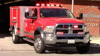 Monrovia Fire & Rescue Squad 101 Responding
