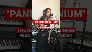 Recording LEAD FEMALE VOCALS for our song PANDEMONIUM with singer DUSTY KAWASAKI
