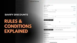 Savify Discounts Rules and Conditions Explained | KlinKode