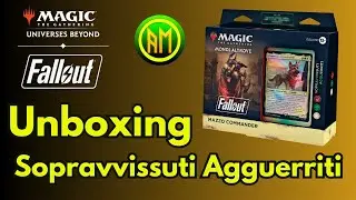 Unboxing ▶️ Sopravvissuti Agguerriti🔴🟢⚪ Commander Fallout ☢️ Universes Beyond [MTG ITALIA🇮🇹]