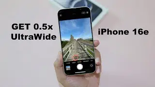 Как получить 0,5x UltraWide на iPhone 16e