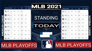 mlb standings ; mlb playoffs picture ; mlb standings 2021 ; mlb postseason baseball ; standings mlb
