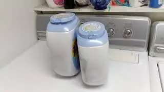 reviewing an old-style washer and dryer