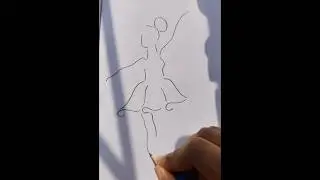 easy and simple girl drawing tutorial 😱🪄 #drawing #shorts