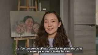 Aizat Ruslanova (French) | Changemakers: Stories of Young Human Rights Educators