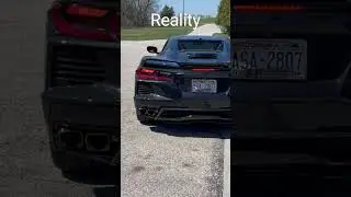 Reality vs Forza Horizon 5 Corvette c8 sound