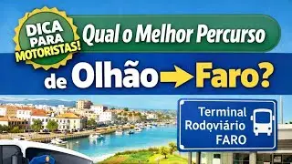 Melhor Caminho para Motoristas de Autocarro: Olhão → Terminal Rodoviário de Faro