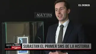 SUBASTAN EL PRIMER SMS DE LA HISTORIA