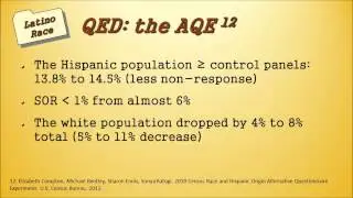 Should Latino be a Race Part7 of 7 The AQE
