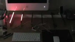 Saccadic Persistence-of-Vision Display