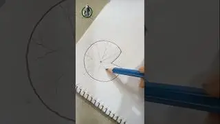 Drawing a lotus leaf..#drawing #lotusleaf #shorts