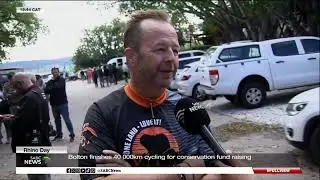 Rhino Day | Cycling for a worthy cause: Wayne Bolton
