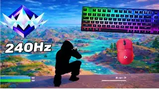 SteelSeries Apex Pro TKL ASMR 😴 Fortnite Ranked Reload 🏆 Satisfying Keyboard Fortnite 240 FPS 4K