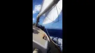 Tartan 34C in 20 knot breeze