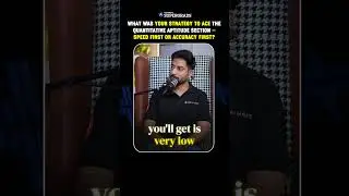 IPMAT Indore Topper Raghav AIR 3: Quants Strategy &mdash; Speed vs Accuracy | Must Know Tips 🚀| #shorts