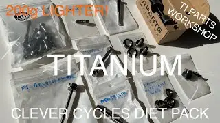 BROMPTON FOLDING BIKE TI PARTS WORKSHOP DIET PACK BY CLEVER CYCLES ブロンプトン用チタン製部品