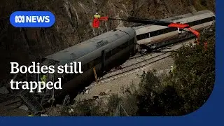 Rough terrain hinders recovery of bodies from Spain train wreckage | ABC NEWS