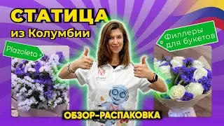 ОБЗОР-РАСПАКОВКА: филлеры для букетов из Колумбии | статица Plazoleta